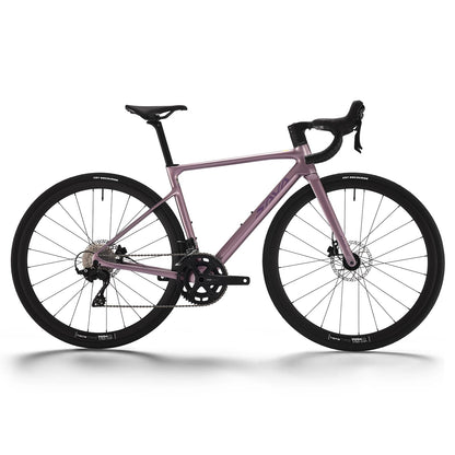 SAVADECK Carbon Fiber Lightweight Road Bike – Full Carbon Frame, Fork, Handlebar & Seatpost, Hydraulic Disc Brake with Shimano 105 R7100 24-Speed Drivetrain – Racing Bicycle for Adults(Purple,52cm)