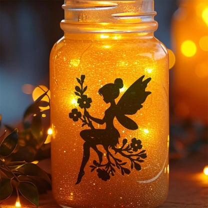 Fairy Stencils for Crafts Reusable Paint Stencil DIY Crafts Stencils for Painting on Wood Fabric Card T-Shirt