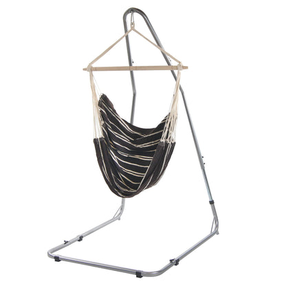 BYER OF MAINE Luna Chair Stand - Hanging Chair Stand Only - Metal Stand for Hanging Chairs & Hammock Chairs - Steel with Powder Finish - Assembly Hardware Included - Holds Up to 250 lbs