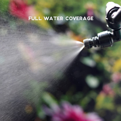 Vexplo Reptile Misting Spray Nozzle for Rainforest Tank Pet Cooling Adjustable Reptile Nozzle Fogger Mist Sprinkler for Full Water Coverage, Replacement Micro Spray Nozzles, 2PCS