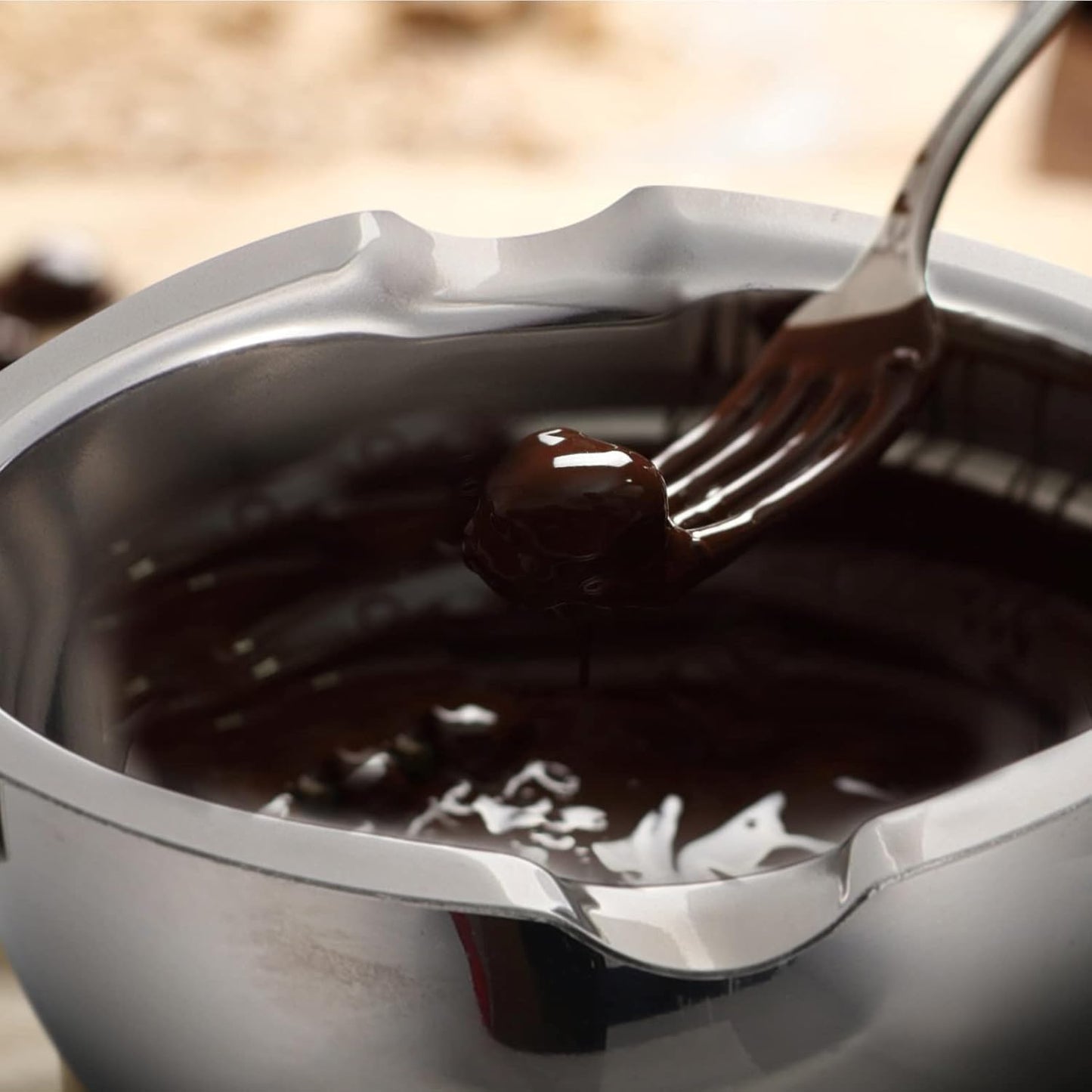Hemoton Stainless Steel Double Boiler Pot, Melting Pot for Chocolate, Baking Pan for Butter, Candy, Cheese, Candle Soap