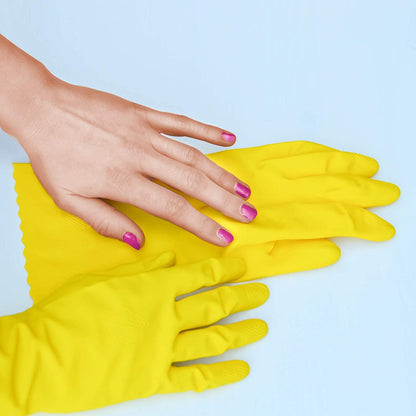 Playtex HandSaver Reuseable Rubber Cleaning Gloves (Medium, 12 Pairs), Everyday Protection Reusable Household Gloves