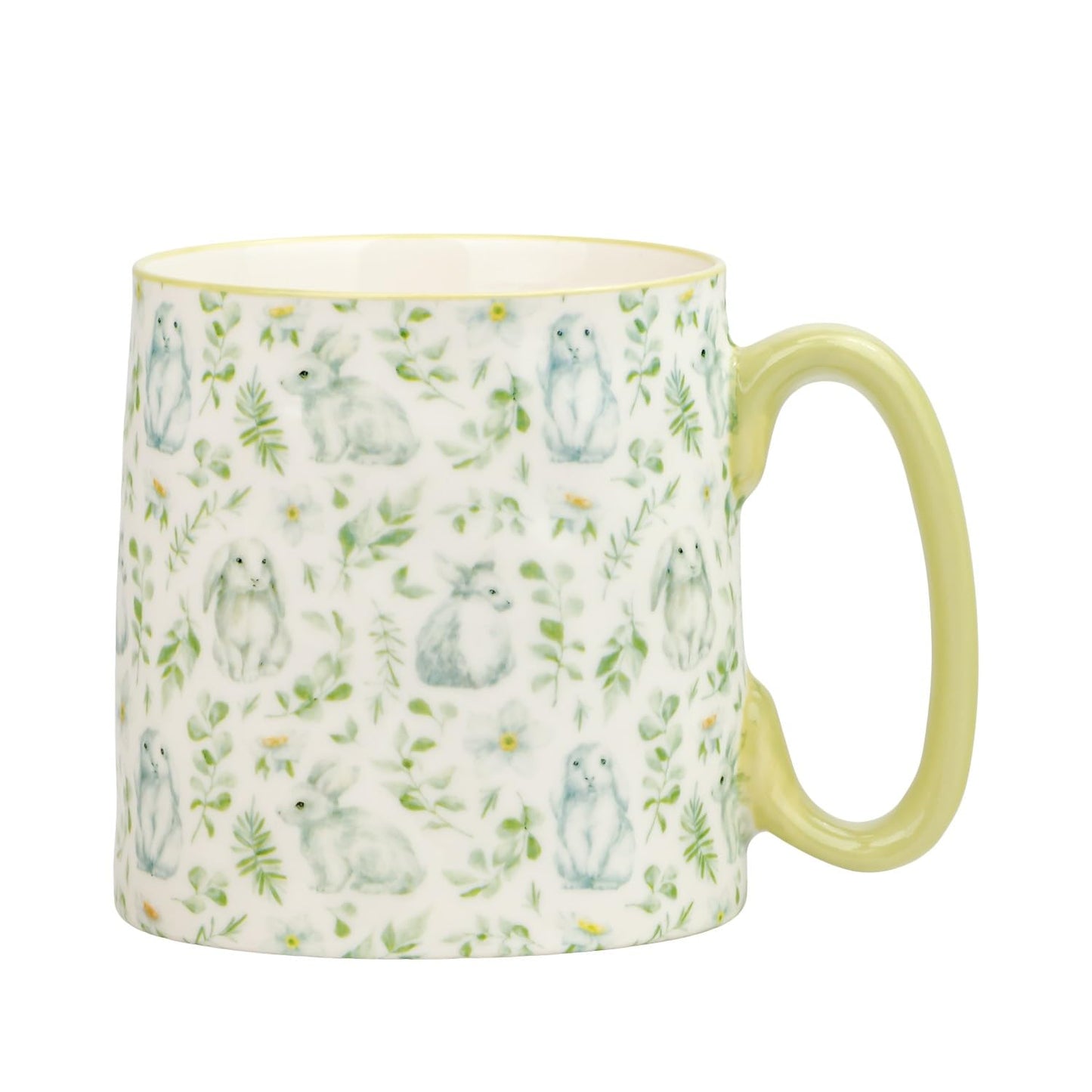 10 Strawberry Street Springtime Bella Mugs, Set of 4 (Botanical Bun)