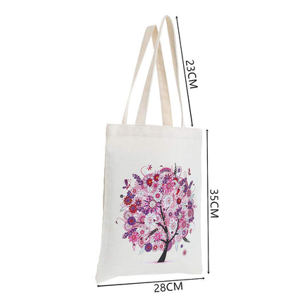 JGA JOGGING ARM 5D Art Craft Diamond Painting Shopping Canvas Tote Bag Foldable Hand bags Accessories Tray Organizer for Adult Women Handwork