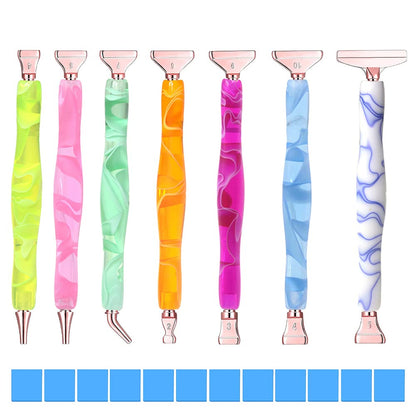 Praise V Do Diamond Painting Art Drill Pen Tool Accessories Stylus, Nail Art Embroidery, Gem Rhinestone Picker Tool, Diamond Art Pen 7colors