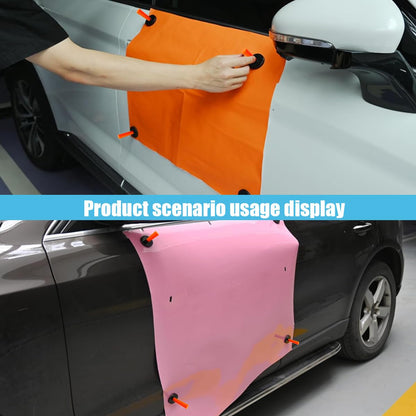 Car Wrap Gripper Magnets Holder Tint Tool, Auto Magnetic Position Tool Vinyl Film Magnet Fixators for Car Wrapping, Sign Vinyl, Window Tint & Crafts Sign Making Vinyl Tools (Orange-8PCS)