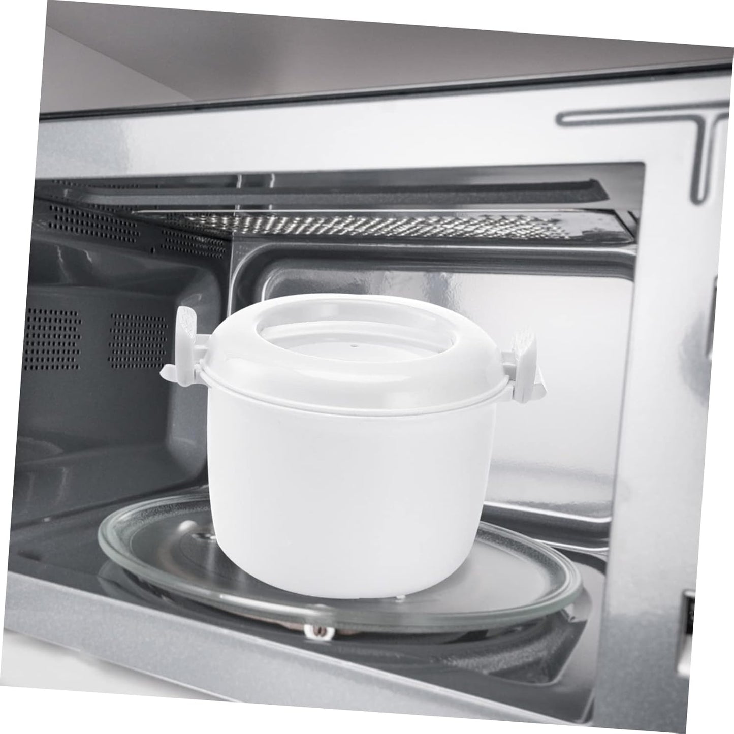 Rice Cooker Small Non-stick Pot, Microwave Rice Maker with Lid, Travel Plastic Japan Portable