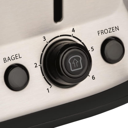 Toastmaster 2-Slice Cool Touch Toaster - Black with Stainless Accent