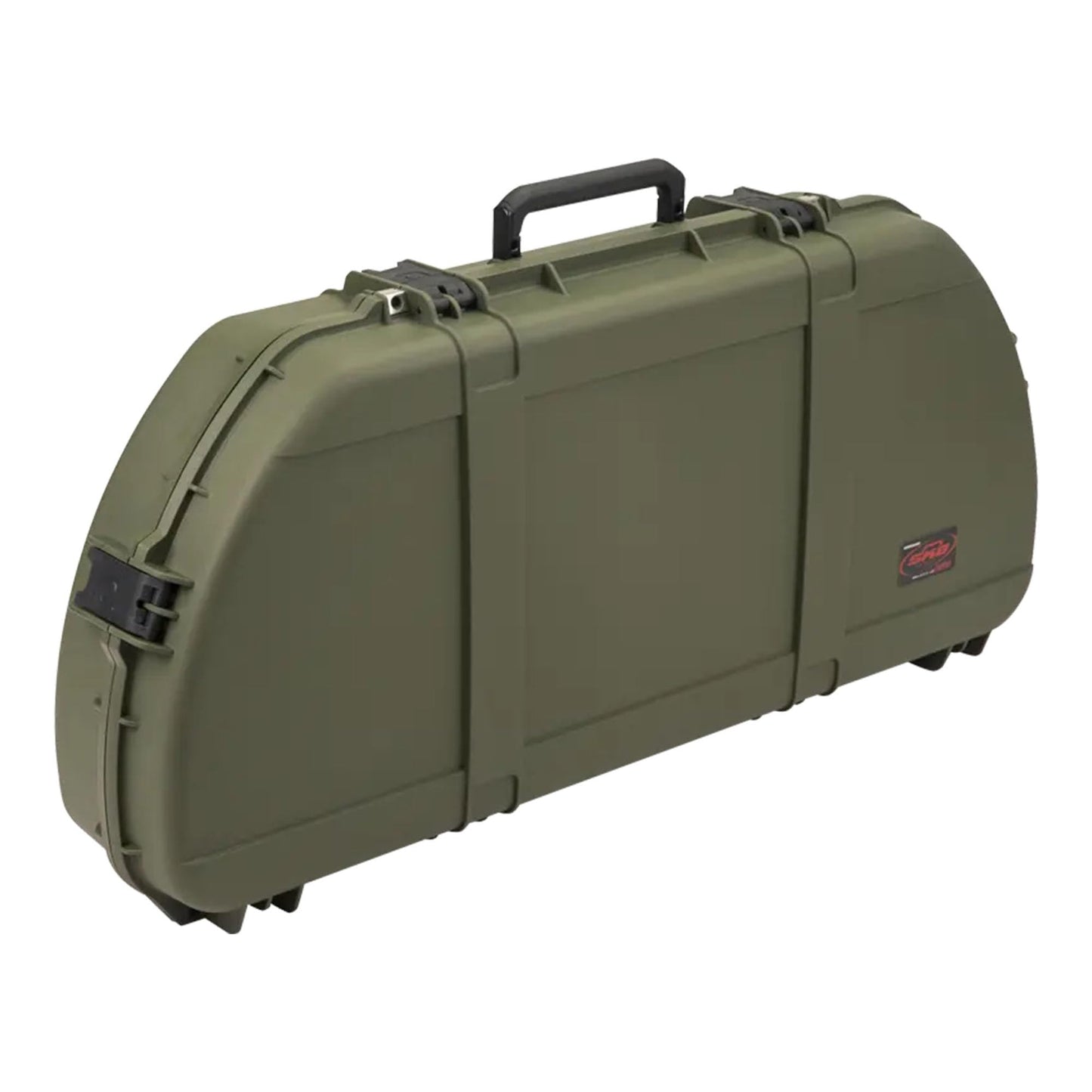 SKB Hard Protective Storage Case for Archery Bow and Arrows, iSeries Shaped Bow Case, Green - Quiver Holder and Gear Box for Hunting Accessories