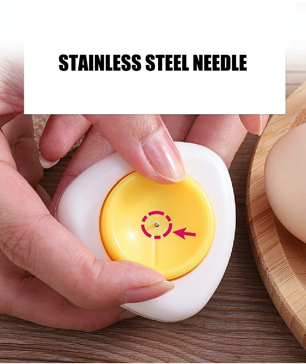Egg Piercer for Raw Eggs - 2 Pack, with Magnetic Base and Safety Lock, Hard Boiled Egg Peeler, Egg Pricker to Get a Good Hard Boiled Egg, Easy Egg Peeler Kitchen Gadget