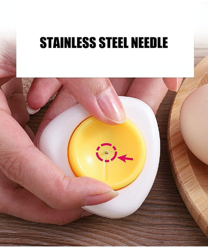 Egg Piercer for Raw Eggs - 2 Pack, with Magnetic Base and Safety Lock, Hard Boiled Egg Peeler, Egg Pricker to Get a Good Hard Boiled Egg, Easy Egg Peeler Kitchen Gadget