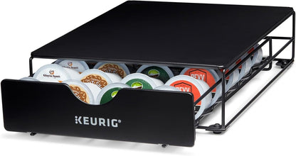 24 24ct, 9.2 3.3 12.2 inches Keurig Slim Non-Rolling Storage Drawer, Coffee Pod Storage, Holds up to Keurig K-Cup Pods