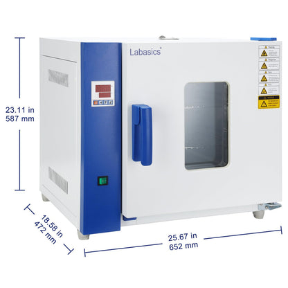 Labasics Forced Air Convection Oven, RT+10-250°C, Digital Control with Timer, for Laboratory Drying, 110 V, 43L