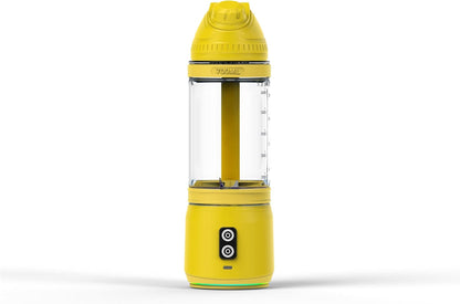 Portable Blender, Anti-Jamming 300 Watt for Shakes and Smoothies, 24oz USB Rechargeable Travel Blender with BPA Free