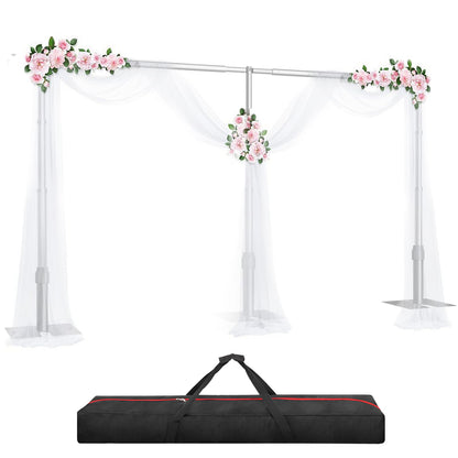 GLOSHOOTING Heavy Duty Backdrop Stand 8.9x20ft, Pipe and Drape Backdrop Stand Kit, Adjustable Metal Frame, Background Stand Backdrop for Wedding Photography Birthday Party Decorations