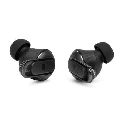 JBL Tour Pro 2 - True Wireless Noise Cancelling Earbuds with Smart Charging Case, 6-mic Perfect Calls with Voice Control, Up to 40hrs of Playtime, Immersive JBL Spatial Sound (Black)