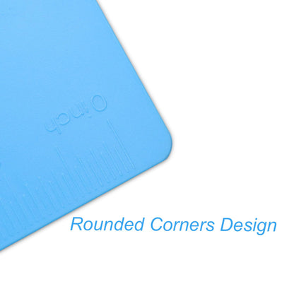 Acocony 11x17 Clipboard with Ruler Extra Large Clipboard Landscape Low Profile Clip 11 x 17 Clipping Board Plastic Blue Pack of 1