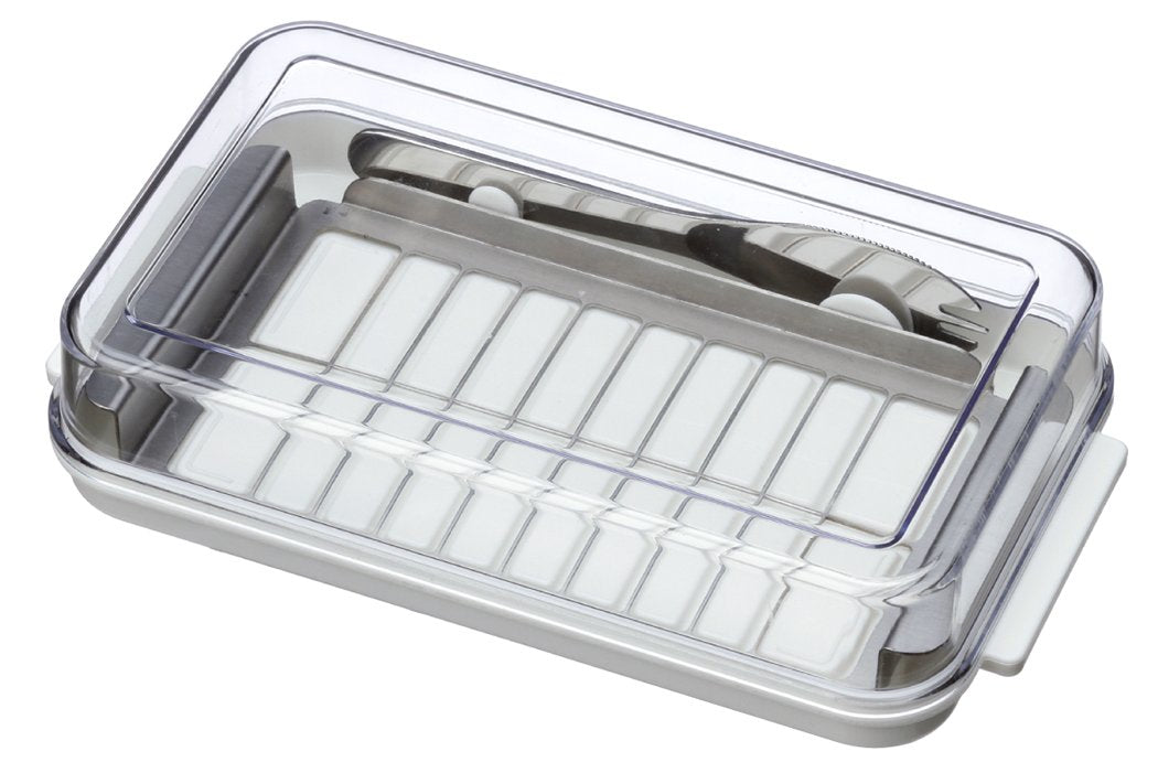 Skater BTG2DX Stainless Steel Cutter Butter Case with Butter Knife, Made in Japan
