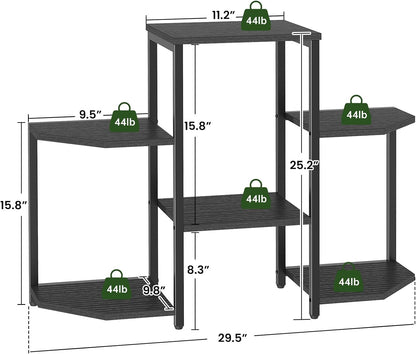 6 6 Asgolion Plant Stand Indoor,Multiple Plant Shelf Corner Rack, Potted Plant Stand, Tiers Large Flower Holder