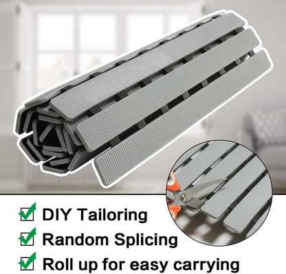 27.5 x15.7 Inch BEMISO Shower Mat Non Slip Bathtub Mat with Suction Cups and Drain Holes Bath Mat for Tub & Shower.Easy