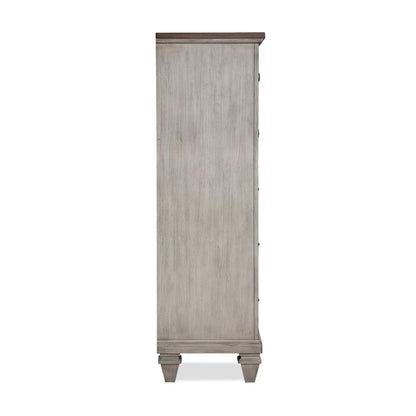 New Classic Furniture Mariana Wood 5-Drawer Chest, Vintage Creme