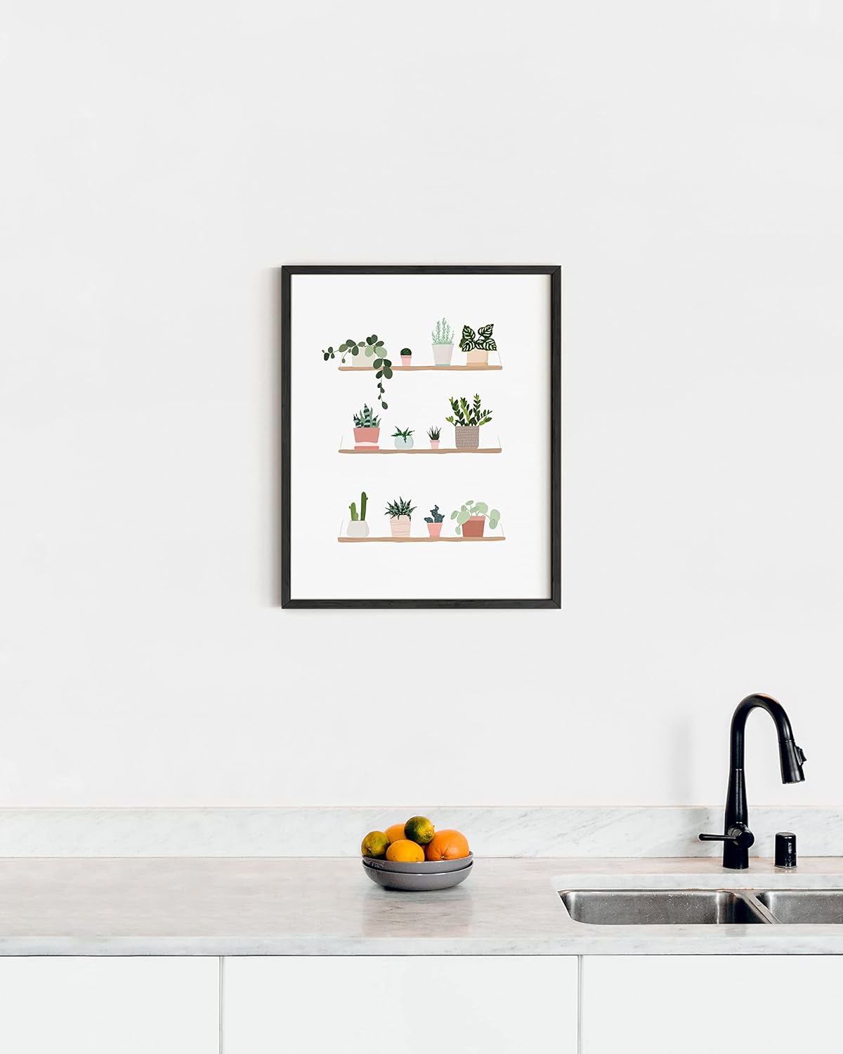 HAUS AND HUES Succulent Art Plant Pictures Wall Art & Botanical Prints | Cactus Wall Art Poster UNFRAMED 12"x16"