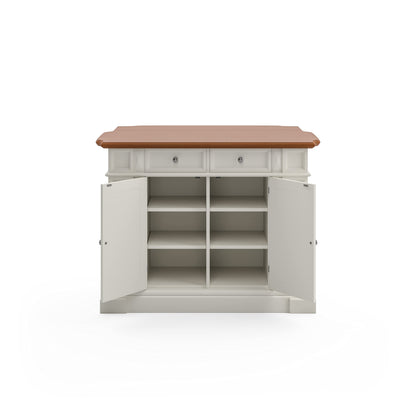 homestyles Americana Off-White Kitchen Island