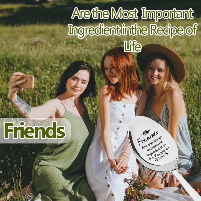 Birthday Gifts for Bestie: Friendship Gifts for Best Friend, Graduation Gifts for Classmate, Coffee Spoons