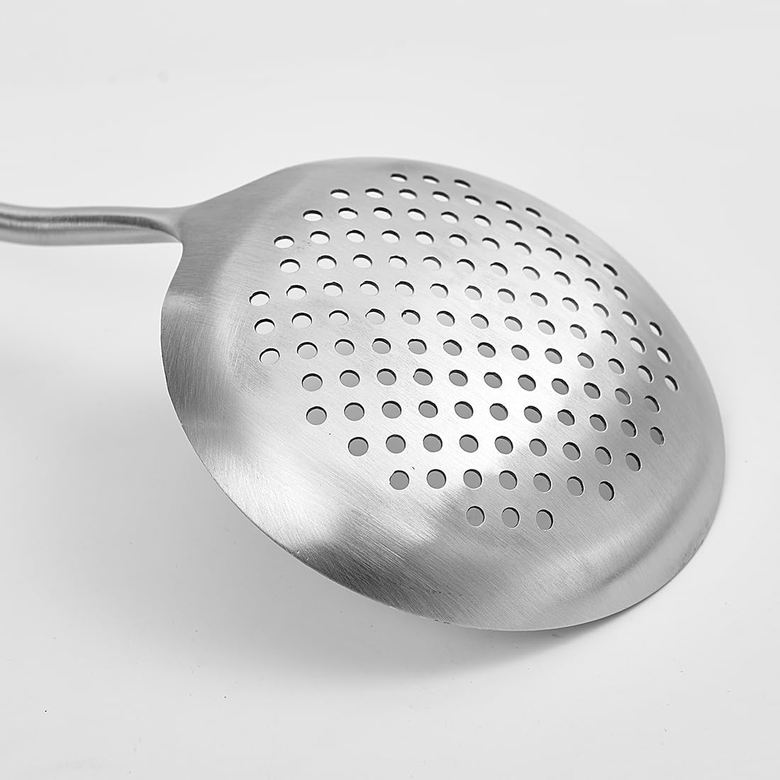 Stainless Steel Kitchen Utensil Set, 4 Pcs Cooking Cookware Set with Heat Resistant Wooden Hand