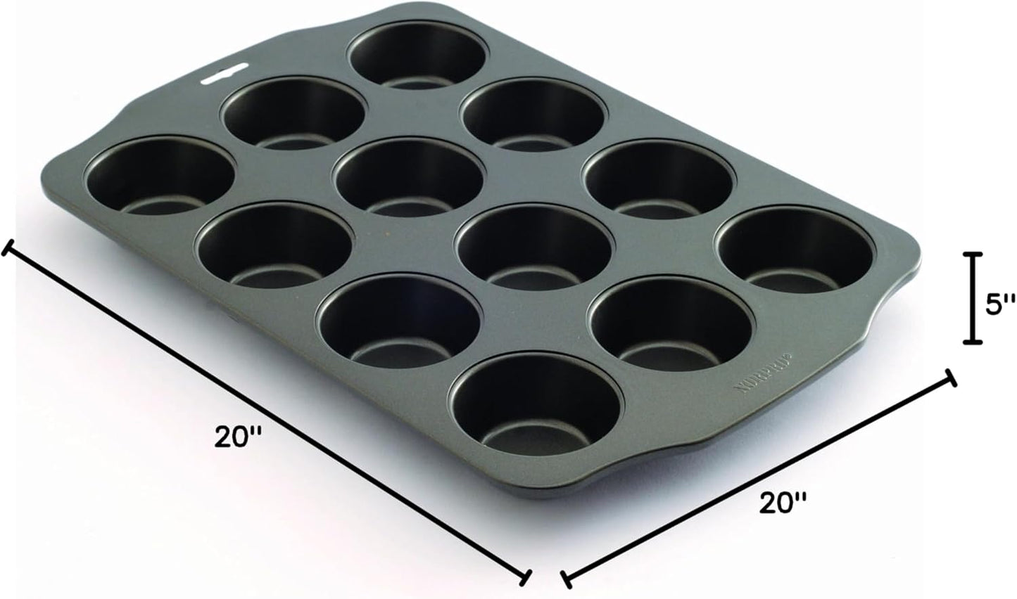 NORPRO Muffin Pan, 12 Count, 1 EA