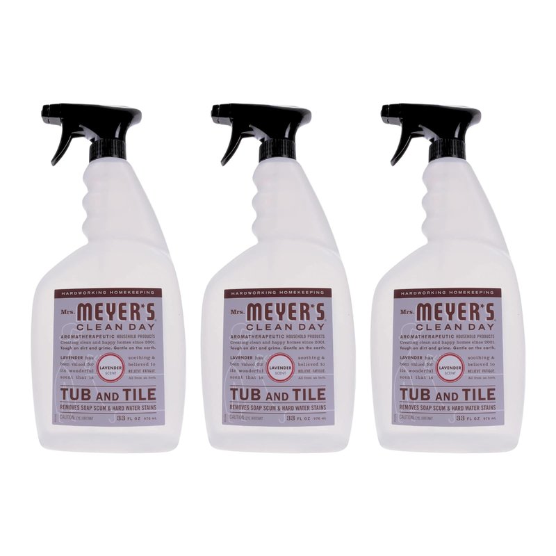 Mrs. MEYER'S Clean Day Tub & Tile Cleaner Lavender 33 Fl Oz (Pack of 3)