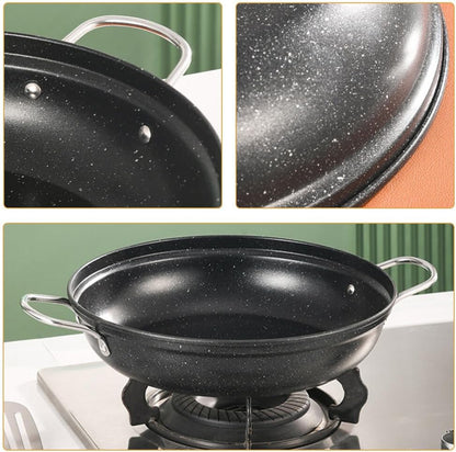Stainless Steel Skillet with 2 Handles, Everyday Saute Pan, Multipurpose Deep Frying Pan