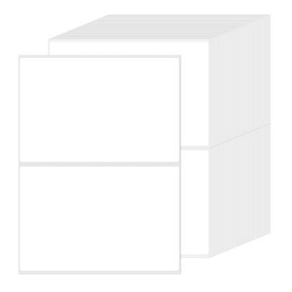 L LIKED 4"x6" Blank Removable Labels for Storage Bins, No Residue Handwritten Stickers for Boxes and Cases (150 Labels)