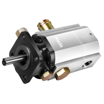 Bestauto Hydraulic Wood Splitter Pump 3000 PSI 2 Stage Log Splitter Pump 13 GPM, Hydraulic Gear Pump 3600 RPM Aluminum Log Splitter Pumps 1/8" Keyed Shaft for Gas Log Splitters/Hydraulic Power Units