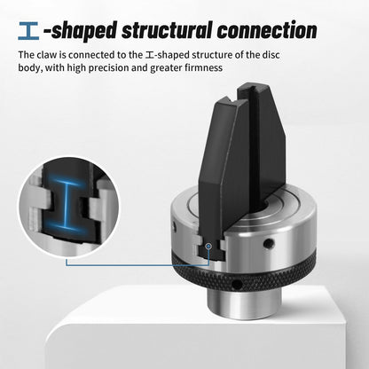 Dedicated 2-Inch 2-Jaw Pen Drilling Lathe Chuck, 1" X 8TPI Direct Thread Blank Chuck for Woodturning