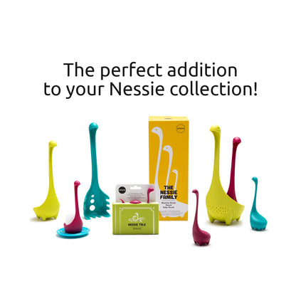 OTOTO Papa Nessie Pasta Server, Spaghetti Spoon - Food Grade & BPA Free Pasta Spoon Server - Dishwasher Safe & Heat Resistant Spaghetti Server, Pasta Fork 11.22x3.35x2.17 in