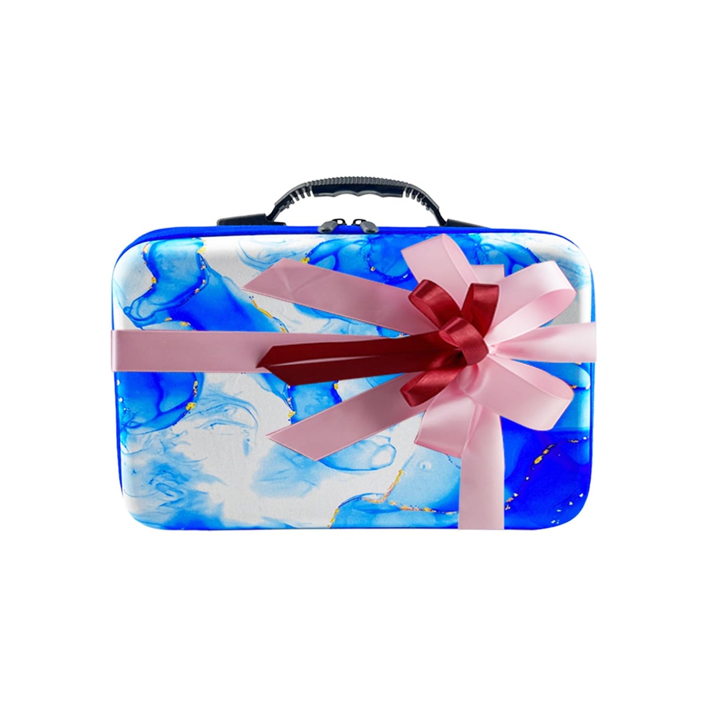 SuSentak Diamond Art Storage Containers with Dot Drill Tools,60 Slots Bead Organizer Case for 5D DIY Art Kits, Portable Craft Box for Diamond Painting Accessories (Blue)