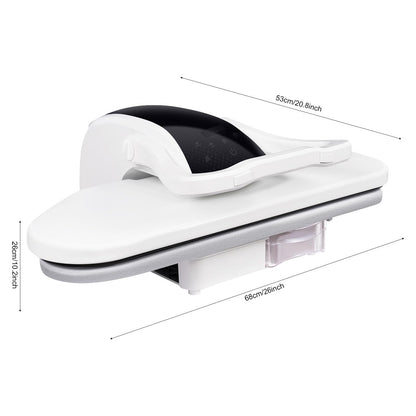 Intelligent Steam Press for Clothes, 1600W Digital Steam Press with 5 Fabric Settings and Overheating Protection, 35.8" Large Ironing Area w/Touch Screen & Voice Prompts for Sheets, etc