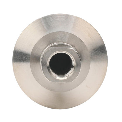 Stainless Steel 1.5" Tri-Clamp Ferrule Diffusion Stone,1.5 Inch Tri Clamp Carbonation 2 Micron Aeration Stone,Male Connect 1/4" NPT CO2 inlet,10" Length for Brew Aeration Equipment