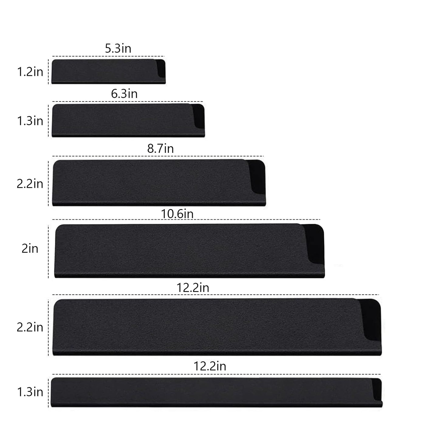 Chef Knife Roll Bag with 7 Slots Cutlery Knives Holders Protectors&6 Packs Knife Edge Guard Set Blade Covers,Knife Roll Storage Bag,Portable Travel Chef Knife Case,Kitchen Travel Cooking Tools