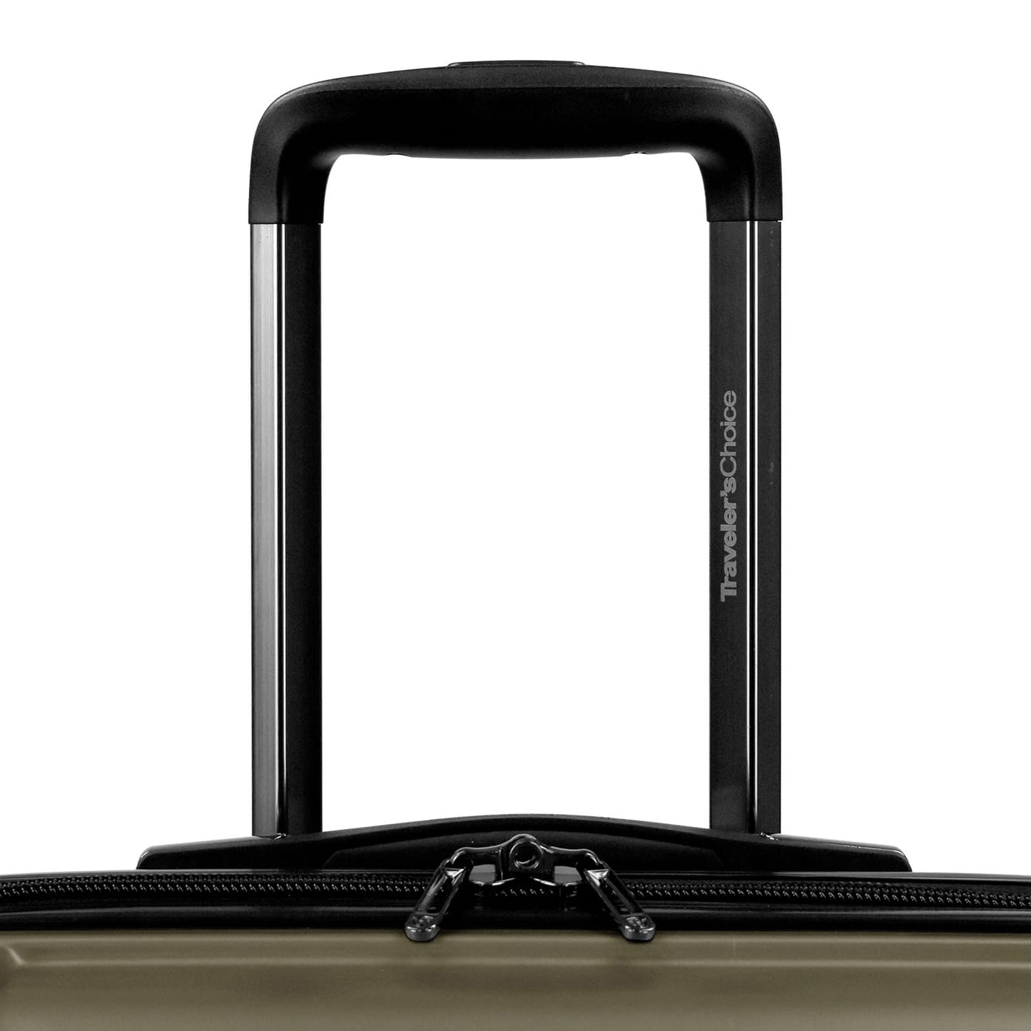 Traveler's Choice Art of Travel Hardside Expandable Luggage with Spinner Wheels, Green