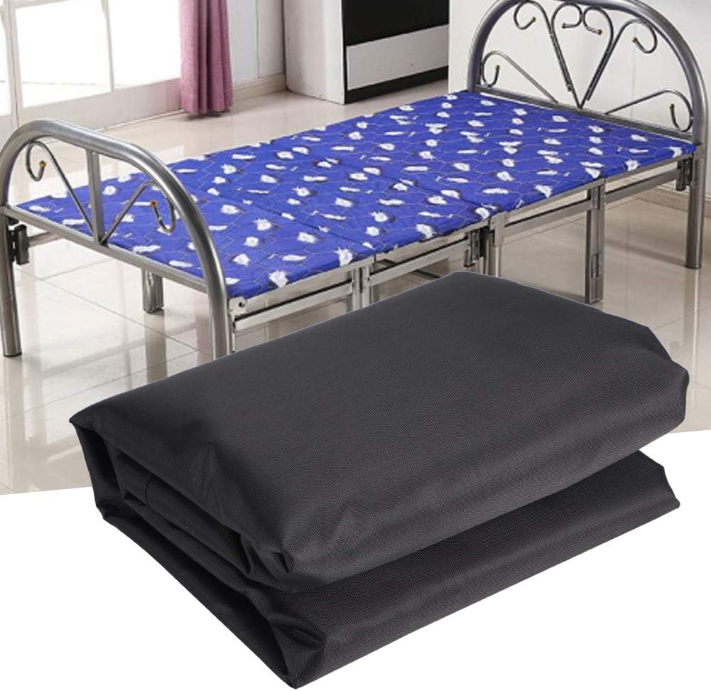 xianshi Black Universal Rollaway Folding Bed Storage Cover - Portable Dust Proof Protective Cover with Zipper for