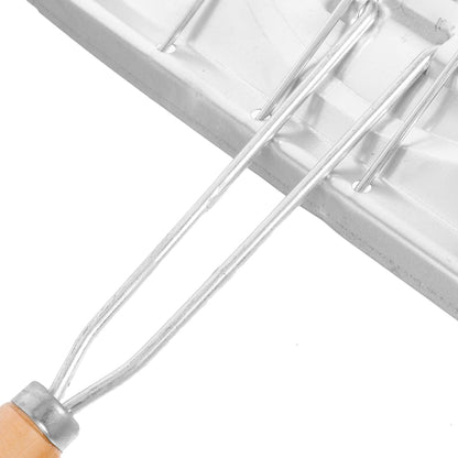 MAGICLULU Foldable Stovetop Toaster Rack for Camping and Home Use Multi-Function Toast Holder Rack and Tortilla Grill Tray Durable Wire Baking for Bread and Corn Grilling