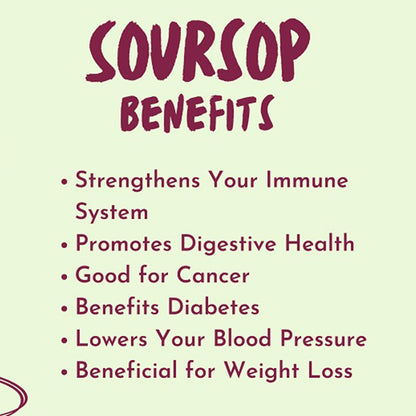 Soursop Fruit Powder | 100% Pure Graviola Pulp | Sweet, Tropical Flavor | Smoothies, Drinks & Recipes | 4oz Resealable Pouch