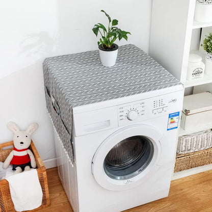 SEWACC Anti-Slip Refrigerator Cover - Fridge, Dryer, Washer Top Protector Mat, Washing Machine Sofa Cover