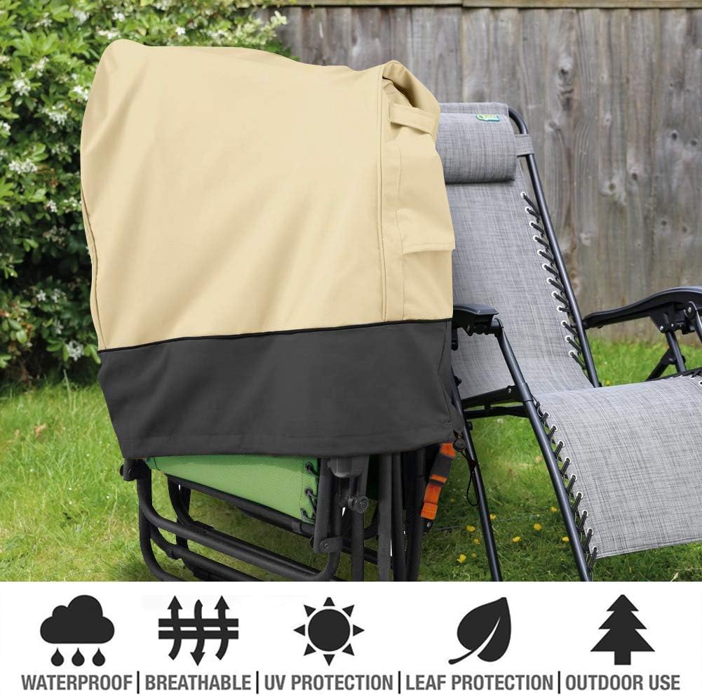 (1PC) SOKINGCOVER Zero Gravity Chair Covers - Outdoor Folding Chair Cover, Waterproof Folding Recliner Chair Cover