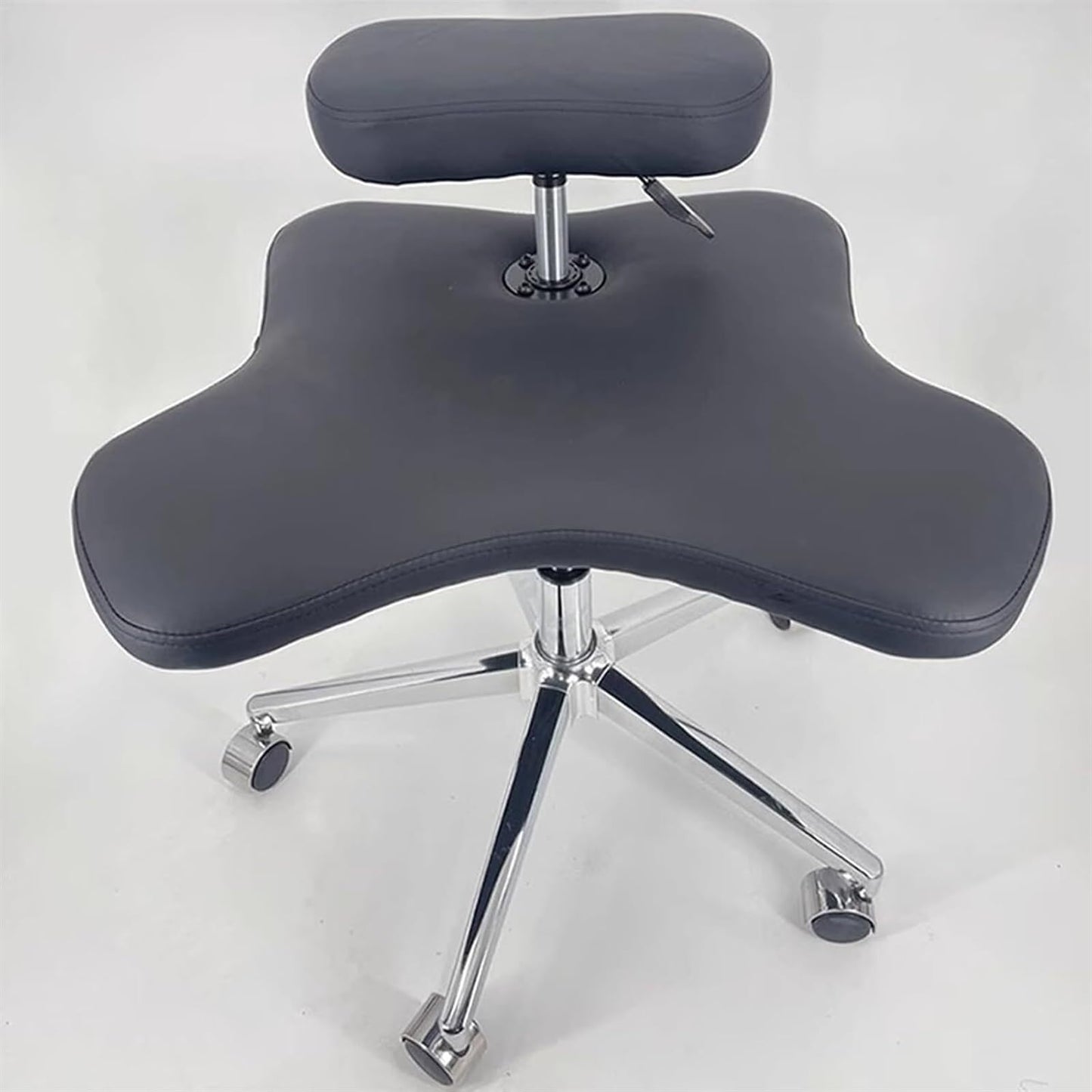 Meditation Chair,Cross Legged Chair, Meditation Chair Height Adjustable, Home Office Desk Chair, for Armless Kneeling Posture Ergonomic Chair Desk Stool(Black)