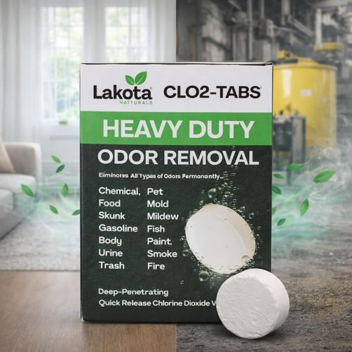 Chlorine Dioxide Fogger Kit - Professional Strength Odor Remover for Home, Car & RV | Easy to Use Deodorizer