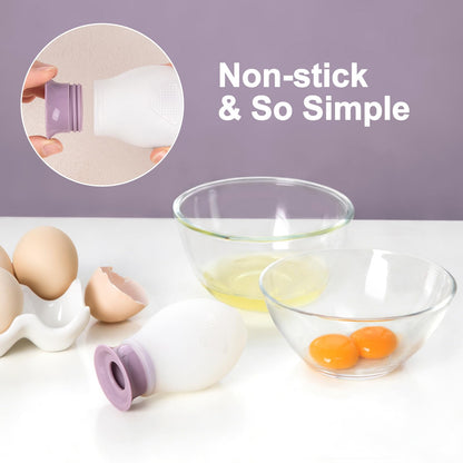 2026 New Egg Separator - Silicone Yolk and White Separator for Raw Eggs, Swallow Release, Cute Egg Yolk Separator for Baking Kitchen Tool, Dishwasher Safe