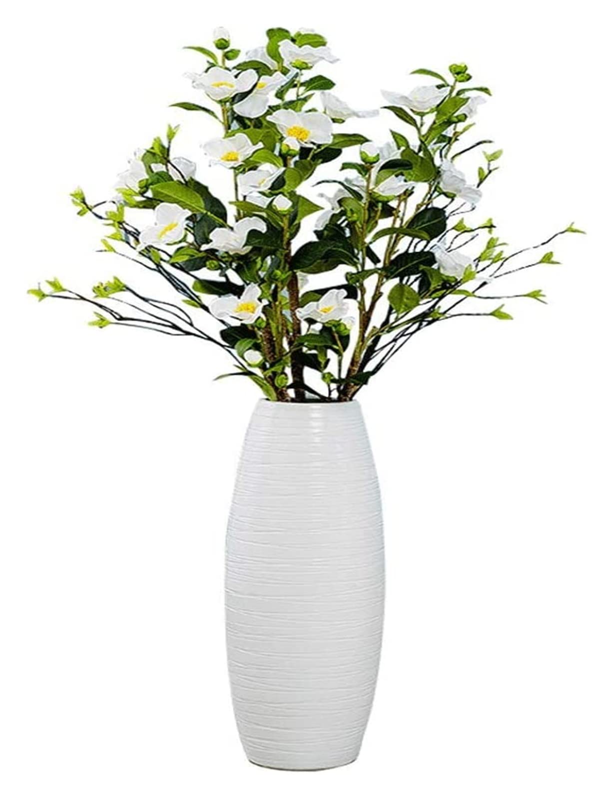 Sculpture Vase Vase Floor Ceramic Handcrafted Gifts Decoration Porch Living Room Flower Arrangement 60cm13cm13cm Crafts